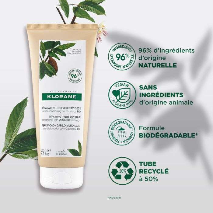 KLORANE APRES SHAMPOING AU CUPUACU BIO 200 ML KLORANE APRES SHAMPOING AU CUPUACU BIO 200 ML