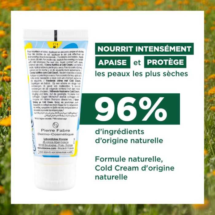 KLORANE BEBE CREME NUTRITIVE COLD CREME 40ml