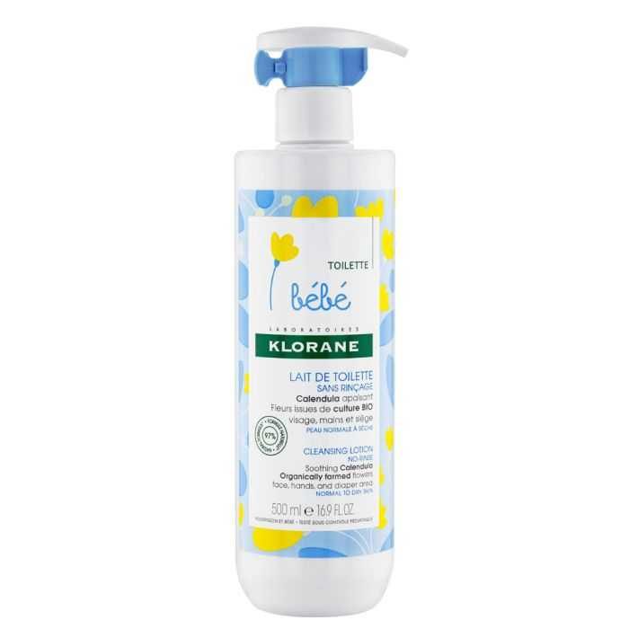 KLORANE LAIT DE TOILETTE SANS RINCAGE AU CALENDULA 500ml  KLORANE LAIT DE TOILETTE SANS RINCAGE AU CALENDULA 500ml