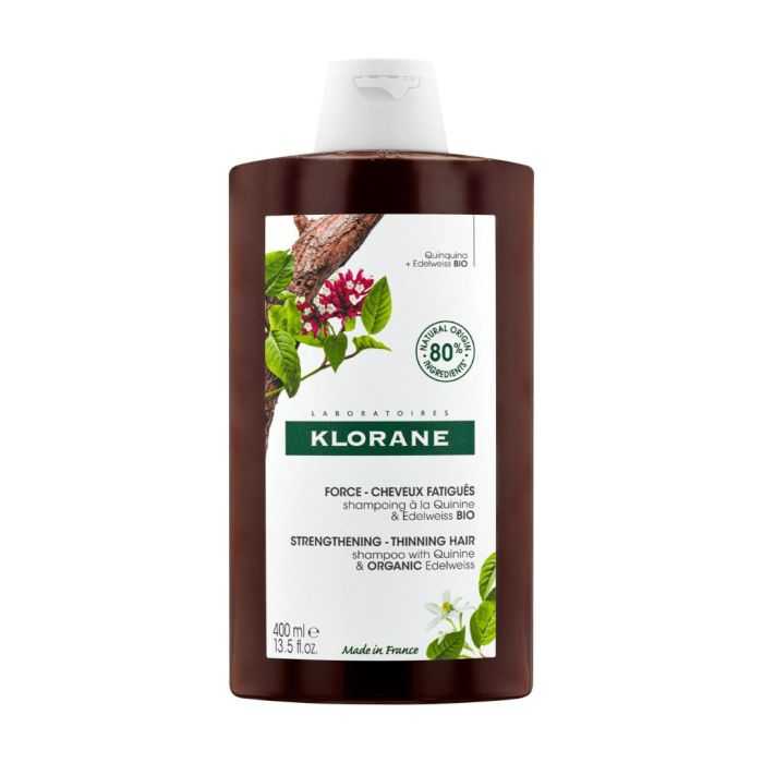 KLORANE SHAMPOING A LA QUININE&EDELWISS BIO 400ML KLORANE SHAMPOING A LA QUININE&EDELWISS BIO 400ML