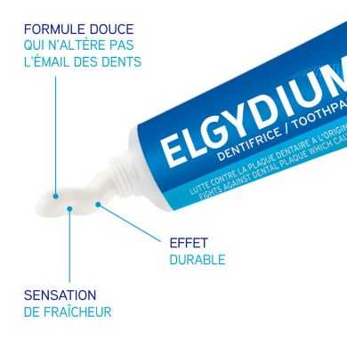 ELGYDIUM DENTIFRICE ANTI PLAQUE 75 ML ELGYDIUM DENTIFRICE ANTI PLAQUE 75 ML