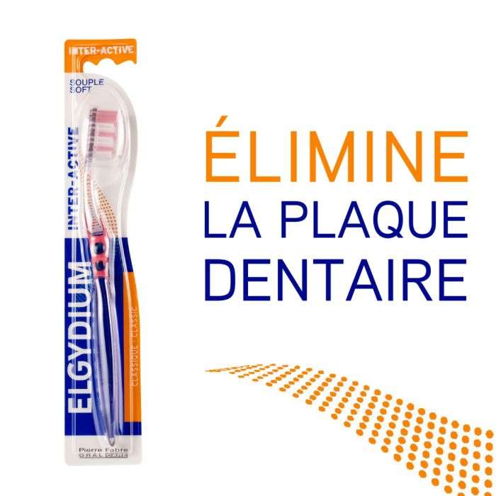 ELGYDIUM BROSSE A DENTS INTER ACTIVE SOUPLE ELGYDIUM BROSSE A DENTS INTER ACTIVE SOUPLE