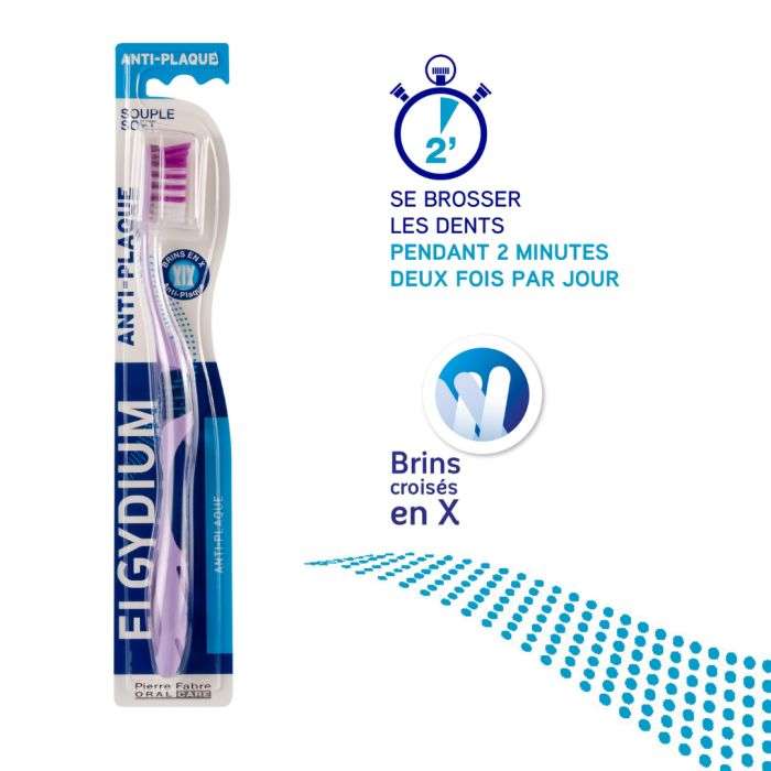 ELGYDIUM BROSSE A DENTS ANTI PLAQUE SOUPL
