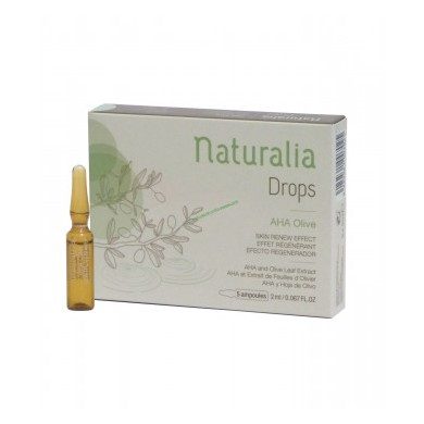 NATURALIA : Drops aha olive effet régénèrant 5 ampoules NATURALIA : Drops aha olive effet régénèrant 5 ampoules