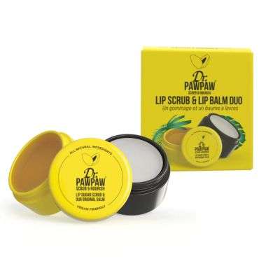 DR PAWPAW DUO GOMMAGE ET BAUME LEVRES DR PAWPAW DUO GOMMAGE ET BAUME LEVRES