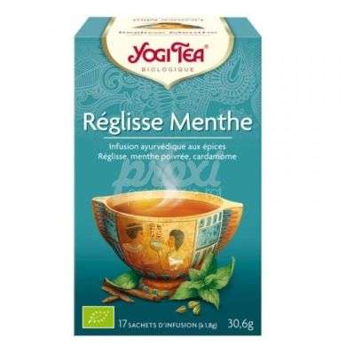 YOGI TEA REGLISSE MENTHE 17 SACHETS D'INFUSION YOGI TEA REGLISSE MENTHE 17 SACHETS D'INFUSION