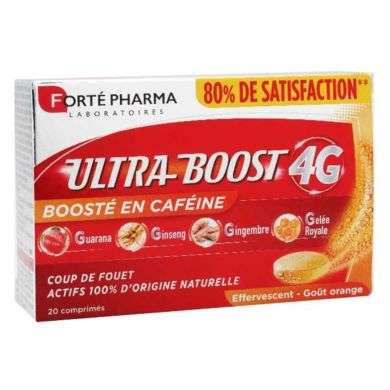Forte Pharma Vitalité 4G ultra boost 20 comprimés effervescents Forte Pharma Vitalité 4G ultra boost 20 comprimés effervescents