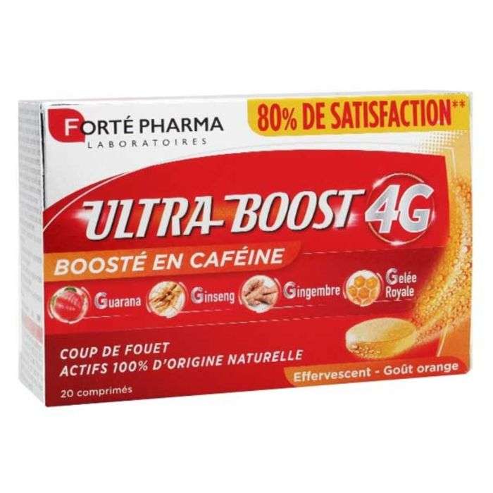 Forte Pharma Vitalité 4G ultra boost 20 comprimés effervescents Forte Pharma Vitalité 4G ultra boost 20 comprimés effervescents