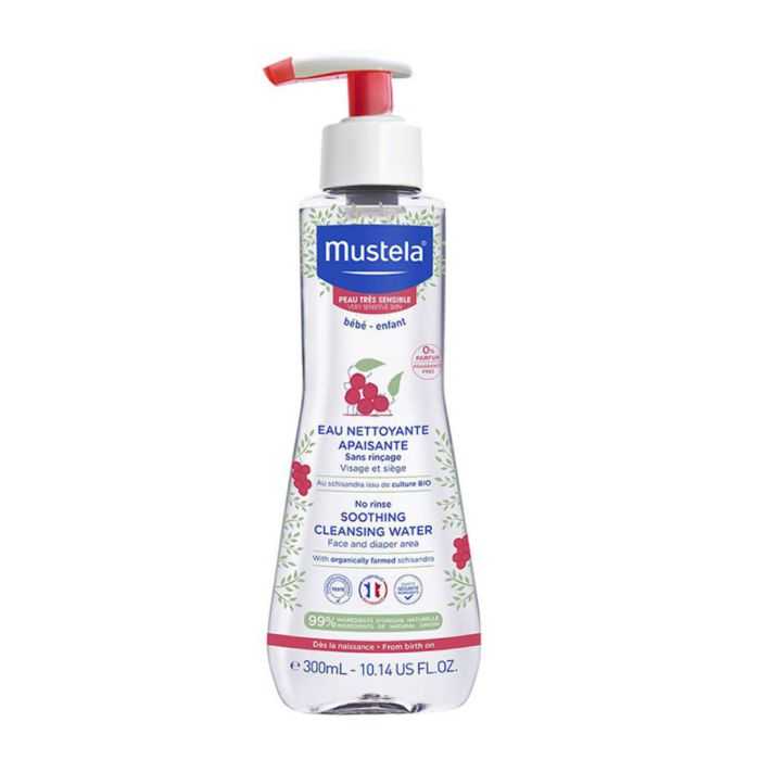 MUSTELA EAU NETTOYANTE APAISANTE SANS RINÇAGE 300ML MUSTELA EAU NETTOYANTE APAISANTE SANS RINÇAGE 300ML