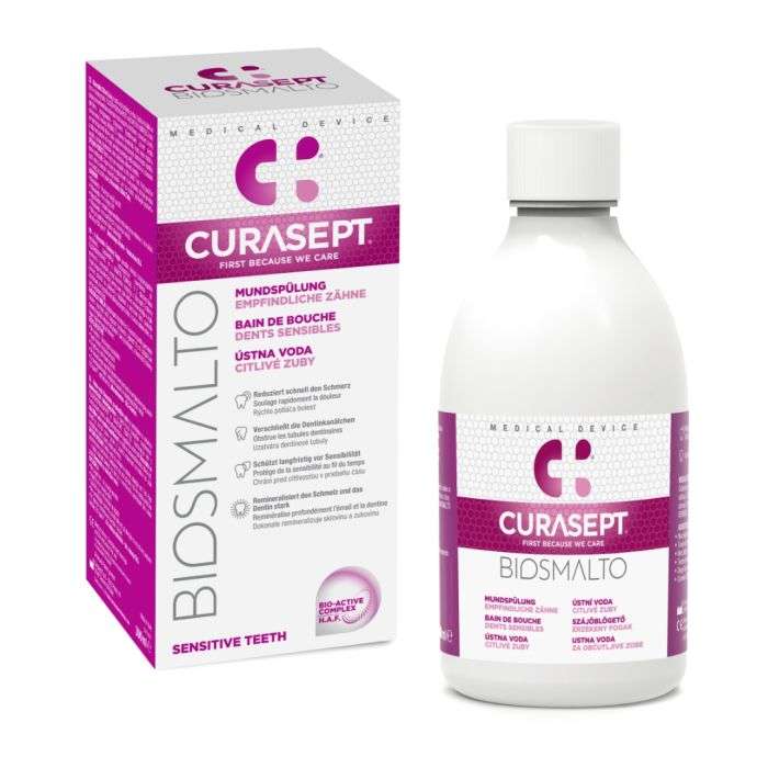 CURASEPT BIOSMALTO BAIN DE BOUCHE POUR DENTS SENSIBLES 300 ML CURASEPT BIOSMALTO BAIN DE BOUCHE POUR DENTS SENSIBLES 300 ML