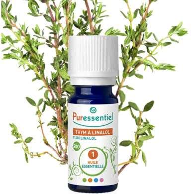 PURESSENTIEL HUILE ESSENTIELLE THYM A LINALOL BIO 5 ML PURESSENTIEL HUILE ESSENTIELLE THYM A LINALOL BIO 5 ML