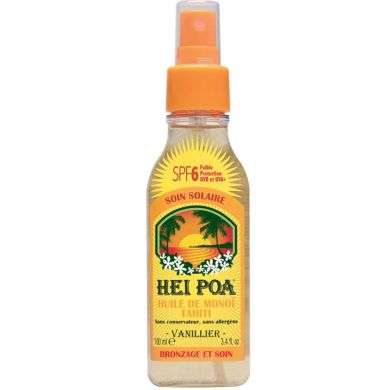 HEI POA HUILE DE MONOI TAHITI VANILLE 100 ML SPF 6 HEI POA HUILE DE MONOI TAHITI VANILLE 100 ML SPF 6
