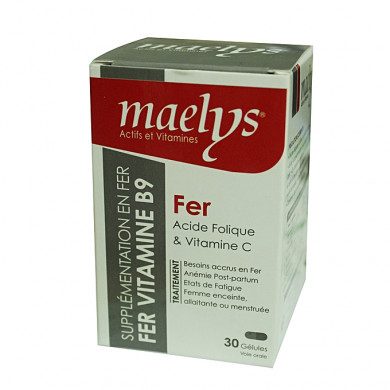 MAELYS FER 30 GELULES MAELYS FER 30 GELULES