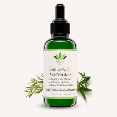 LOTUS BIO Huile capillaire anti pelliculaire LOTUS BIO Huile capillaire anti pelliculaire