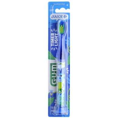 GUM JUNIOR LIGHT UP 1 MINUTE BROSSE A DENTS SOUPLE