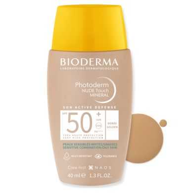 BIODERMA PHOTODERM NUDE TOUCH SPF 50+ TEINTE DOREE BIODERMA PHOTODERM NUDE TOUCH SPF 50+ TEINTE DOREE