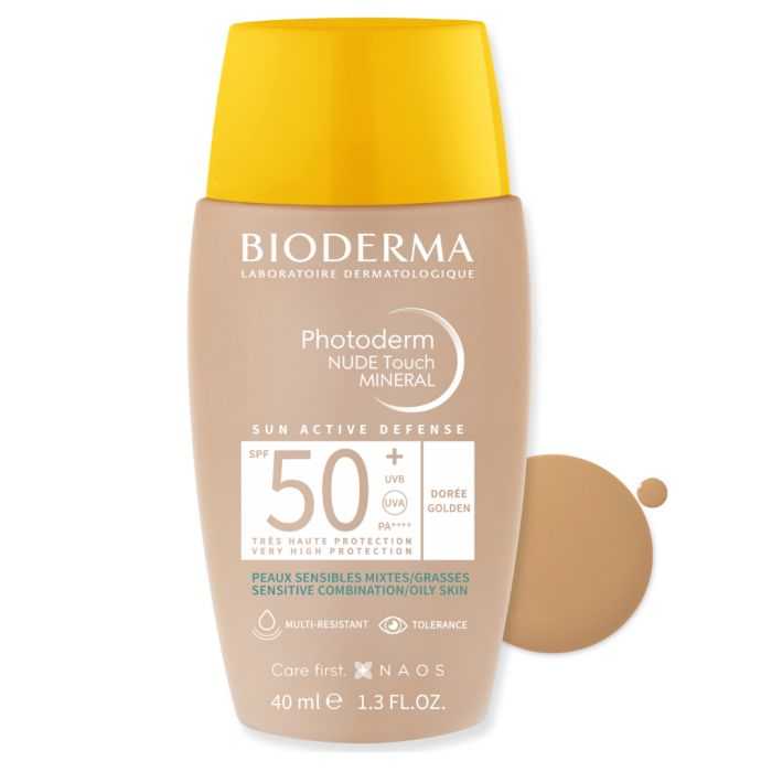 BIODERMA PHOTODERM NUDE TOUCH SPF 50+ TEINTE DOREE BIODERMA PHOTODERM NUDE TOUCH SPF 50+ TEINTE DOREE