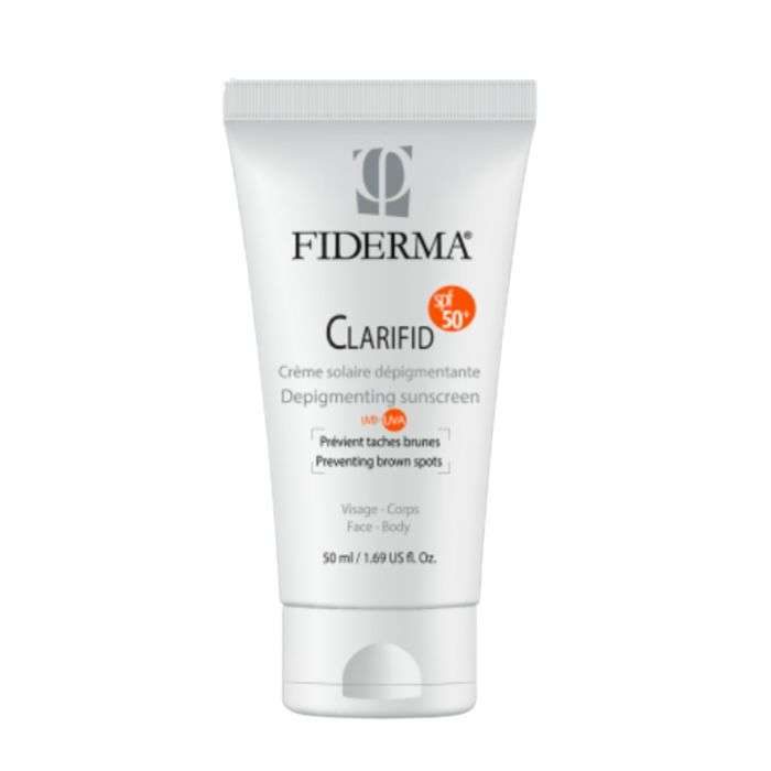 FIDERMA CLARIFID CREME SOLAIRE DEPIGMENTANTE 50 ML SPF 50+ FIDERMA CLARIFID CREME SOLAIRE DEPIGMENTANTE 50 ML SPF 50+
