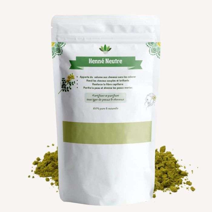 LOTUS BIO ARGILE HENNE NEUTRE 100 G LOTUS BIO ARGILE HENNE NEUTRE 100 G
