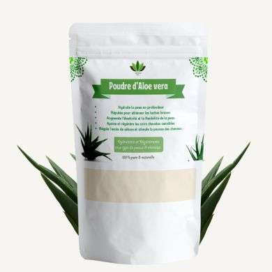 LOTUS BIO POUDRE D'ALOE VERA 100 G LOTUS BIO POUDRE D'ALOE VERA 100 G
