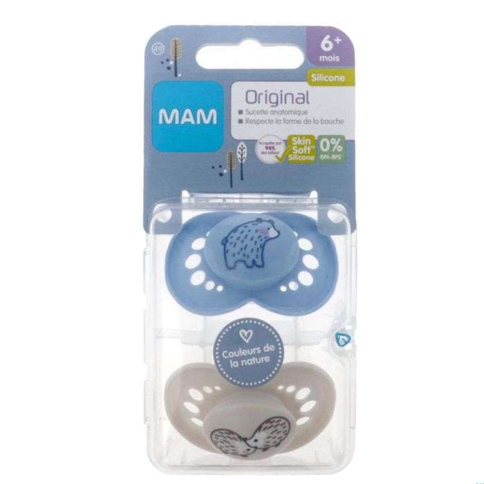 MAM SUCETTES ORIGINAL 6 MOIS + MAM SUCETTES ORIGINAL 6 MOIS +