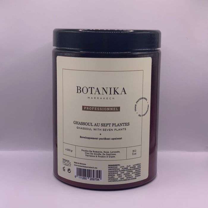 BOTANIKA PROFESSIONNEL GHASSOUL AU SEPT PLANTES 1000 GR