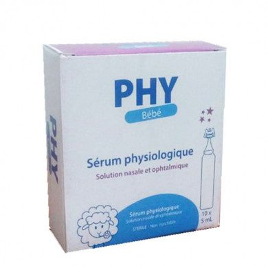 PHY BÉBÉ SÉRUM PHYSIOLOGIQUE 10*5ML PHY BÉBÉ SÉRUM PHYSIOLOGIQUE 10*5ML