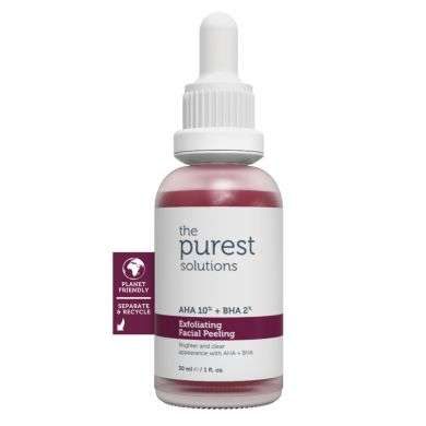 THE PUREST SOLUTIONS AHA 10% +BHA 2% PEELING SOLUTION 30ML THE PUREST SOLUTIONS AHA 10% +BHA 2% PEELING SOLUTION 30ML
