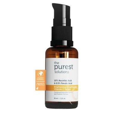 THE PUREST SOLUTIONS BRIGHTENING ET LIGHTENING VITAMIN C SERUM 10% ASCORBIC ACID ET FELURIC ACID 0.5 % ML THE PUREST SOLUTIONS BRIGHTENING ET LIGHTENING VITAMIN C SERUM 10% ASCORBIC ACID ET FELURIC ACID 0.5 % ML