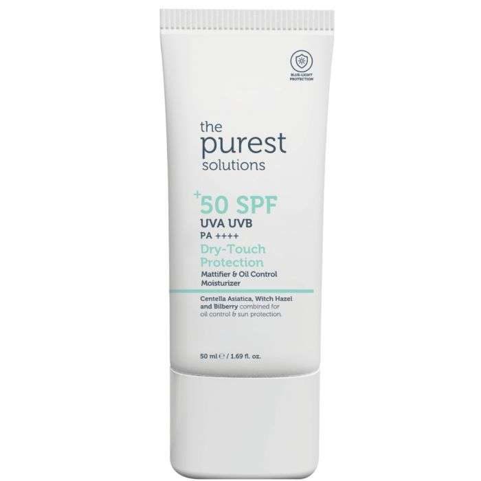 THE PUREST SOLUTIONS DRY TOUCH PROTECTION FOR OILY SKIN SPF 50+ THE PUREST SOLUTIONS DRY TOUCH PROTECTION FOR OILY SKIN SPF 50+
