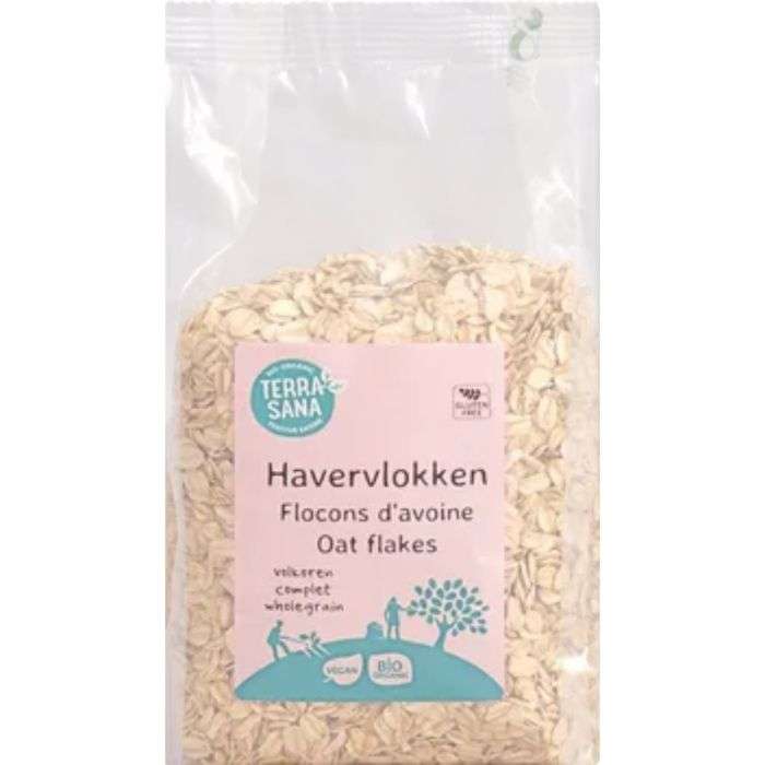 TERRASANA HAVERMOUT FLOCONS D'AVOINE 450 G TERRASANA HAVERMOUT FLOCONS D'AVOINE 450 G
