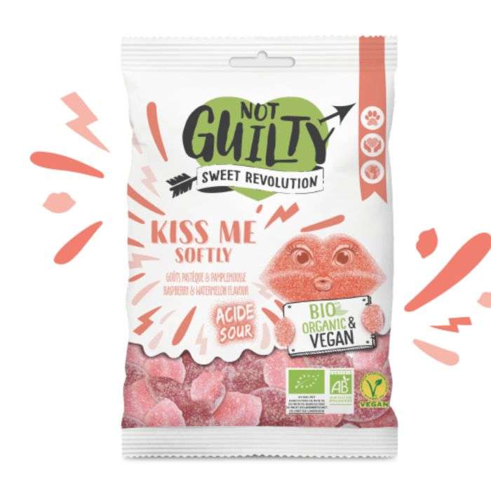NOT GUILTYSWEET REVOLUTION KISS ME PLEASE GOUT FRAMBOISE ET PAMPLEMOUSSE 100 G NOT GUILTYSWEET REVOLUTION KISS ME PLEASE GOUT FRAMBOISE ET PAMPLEMOUSSE 100 G