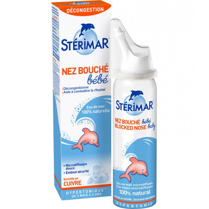 STERIMAR NEZ BOUCHÉ HYPERTONIQUE BÉBÉ 50 ML STERIMAR NEZ BOUCHÉ HYPERTONIQUE BÉBÉ 50 ML