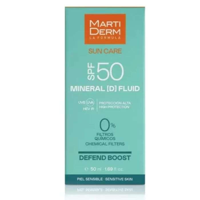 MARTIDERM SUN CARE MINERAL D FLUID SPF 50 DEFEND BOOST 50 ML MARTIDERM SUN CARE MINERAL D FLUID SPF 50 DEFEND BOOST 50 ML