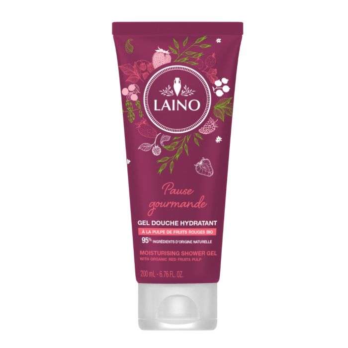 LAINO GEL DOUCHE HYDRATANT PAUSE GOURMANDE A LA PULPE DE FRUITS ROUGES BIO 200 ML LAINO GEL DOUCHE HYDRATANT PAUSE GOURMANDE A LA PULPE DE FRUITS ROUGES BIO 200 ML
