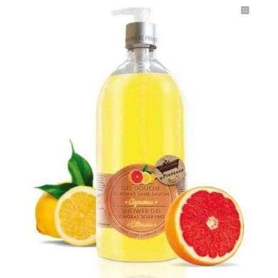 LES PETITS BAINS DE PROVENCE GEL DOUCHE SURGRAS AGRUMES 1 L LES PETITS BAINS DE PROVENCE GEL DOUCHE SURGRAS AGRUMES 1 L