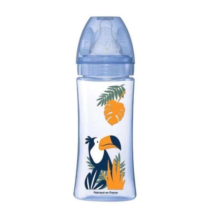 DODIE BIBERON ANTI-COLIQUE TETINE RONDE 3 VITESSES + 330ML BLEU POMPIER +6 M DODIE BIBERON ANTI-COLIQUE TETINE RONDE 3 VITESSES + 330ML BLEU POMPIER +6 M