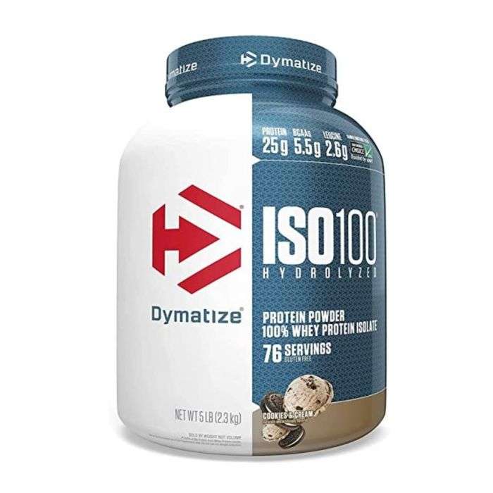 DYMATIZE POUDRE PROTEINE ISO 100 CREME ET COKIES 2.3 KG