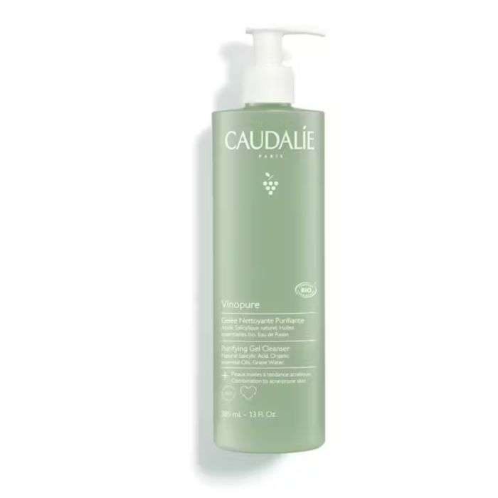 CAUDALIE VINOPURE GELEE NETTOYANTE PURIFIANTE 385 ML CAUDALIE VINOPURE GELEE NETTOYANTE PURIFIANTE 385 ML