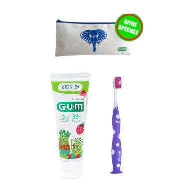 GUM TROUSSE KIDS 3 ANS + GUM TROUSSE KIDS 3 ANS +