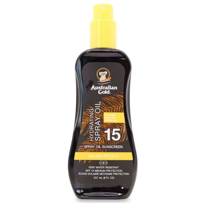 AUSTRALIAN GOLD SPF 15 SPRAY HUILE AVEC CAROTTE 237 ML AUSTRALIAN GOLD SPF 15 SPRAY HUILE AVEC CAROTTE 237 ML