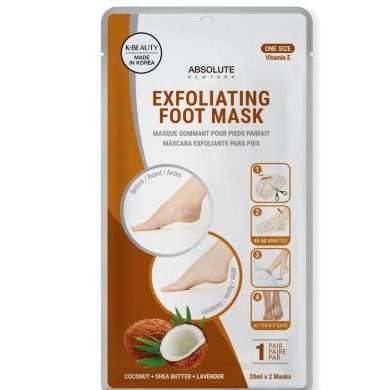 ABSOLUTE NEW YORK MASQUE EXFOLIANT PIEDS AU COCO ABSOLUTE NEW YORK MASQUE EXFOLIANT PIEDS AU COCO