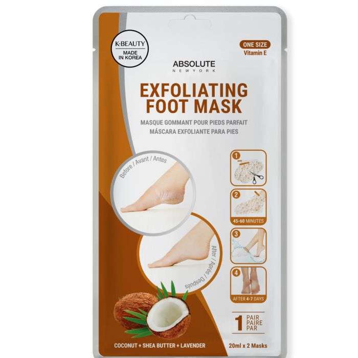 ABSOLUTE NEW YORK MASQUE EXFOLIANT PIEDS AU COCO ABSOLUTE NEW YORK MASQUE EXFOLIANT PIEDS AU COCO