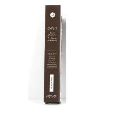ABSOLUTE NEW YORK 2 EN 1 PERFECTEUR DE SOURCILS MARRON FONCEE ABSOLUTE NEW YORK 2 EN 1 PERFECTEUR DE SOURCILS MARRON FONCEE