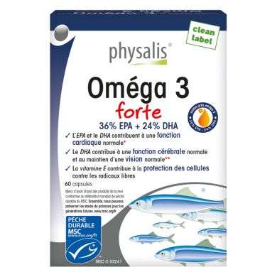 PHYSALIS OMEGA 3 FORTE 60 CAPSULES PHYSALIS OMEGA 3 FORTE 60 CAPSULES