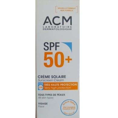 ACM CREME SOLAIRE SPF 50+ TOUS TYPES DE PEAUX 40ML ACM CREME SOLAIRE SPF 50+ TOUS TYPES DE PEAUX 40ML
