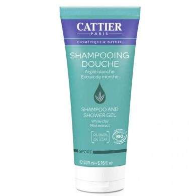 CATTIER SHAMPOOING DOUCHE ARGILE BLANCHE EXTRAIT DE MENTHE 200ML CATTIER SHAMPOOING DOUCHE ARGILE BLANCHE EXTRAIT DE MENTHE 200ML