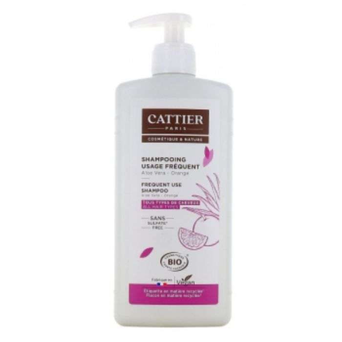 CATTIER SHAMPOOING USAGE FREQUENT ALOE VERA ORANGE 500 ML