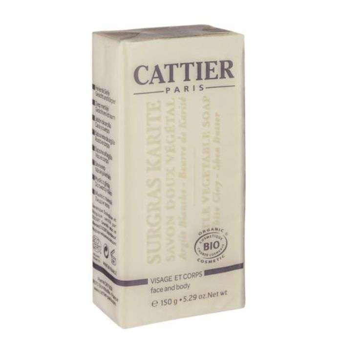CATTIER SAVON DOUX VEGETALE SURGRAS KARITE 150 G CATTIER SAVON DOUX VEGETALE SURGRAS KARITE 150 G