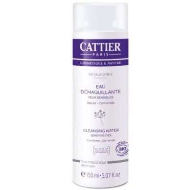 CATTIER EAU DEMAQUILLANTE YEUX SENSIBLES BLEUET CAMOMILLE 150 ML CATTIER EAU DEMAQUILLANTE YEUX SENSIBLES BLEUET CAMOMILLE 150 ML